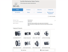 Tablet Screenshot of mechanicalseals-china.com